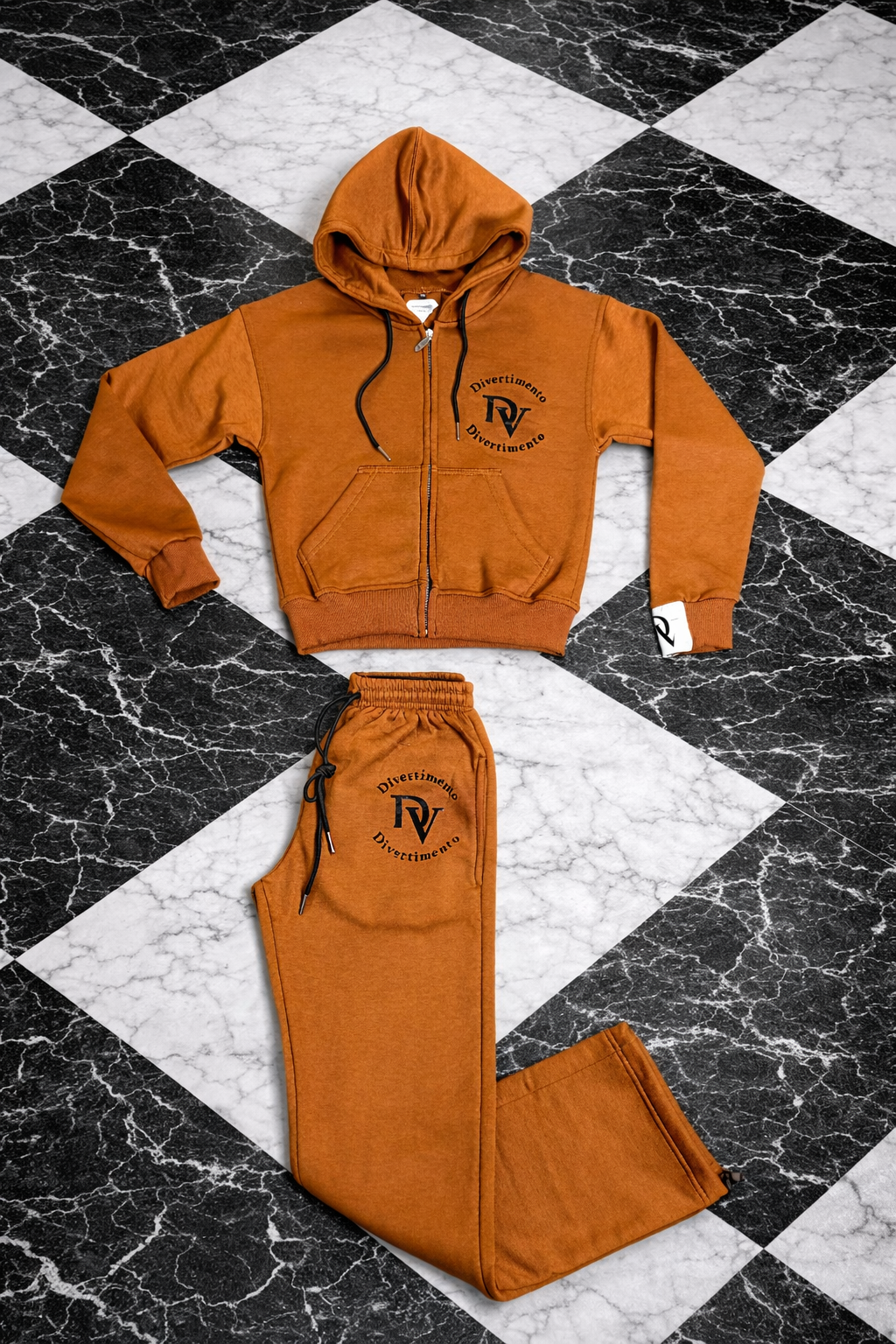 Burnt orange Divertimento sweatsuit